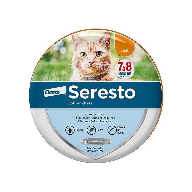 SERESTO collier antiparasitaire pour chat