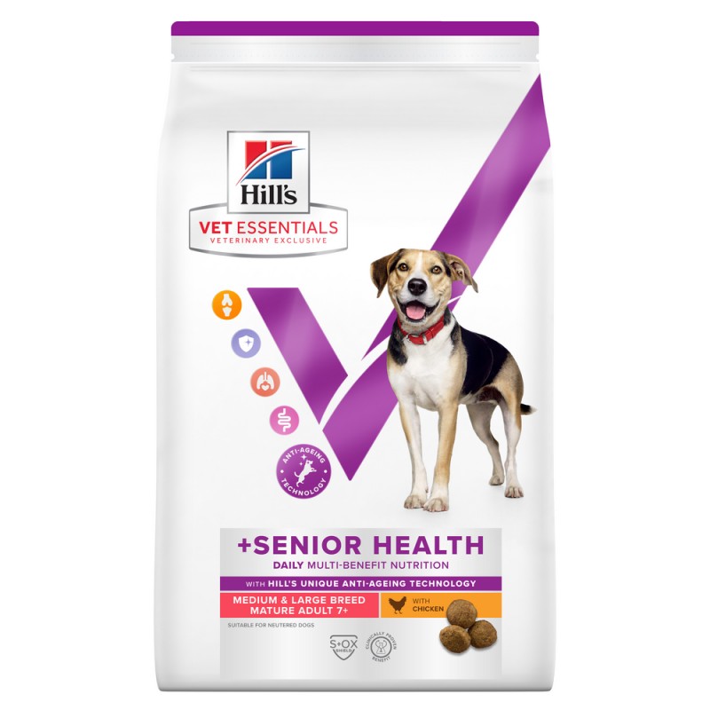 Hills vet essentials mature sales dog