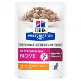 HILL'S PRESCRIPTION DIET CHAT Gastro Intestinal Biome AB+ - 12 sachets repas de 85g