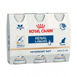 ROYAL CANIN CHAT Renal Liquid - 3 flacons de 200ml