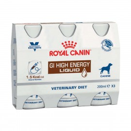 ROYAL CANIN CHIEN Gastrointestinal Hight Energy Liquid - 3 flacons de 200ml