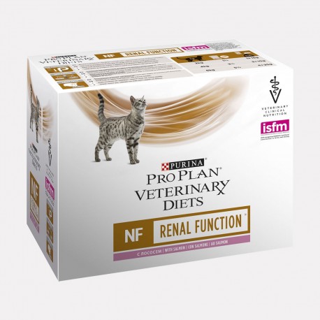 PROPLAN VETERINARY DIETS CHAT NF Renal Function au Saumon - 10 Sachets de 85gr PROPLAN VETERINARY DIETS CHAT NF Renal Function au Saumon - 10 Sachets de 85gr