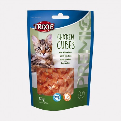 FRIANDISE CHAT CHICKEN CUBES 50G FRIANDISE CHAT CHICKEN CUBES 50G