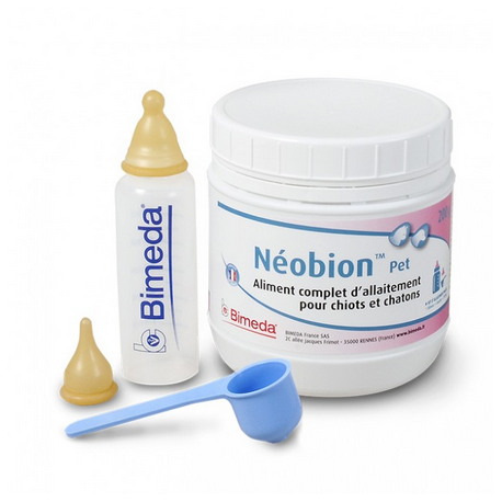 Lait d'allaitement NEOBION PET 200 gr pour chiots chatons et NAC petits mammiferes Lait d'allaitement NEOBION PET 200 gr pour chiots chatons et NAC petits mammiferes