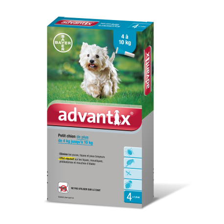 ADVANTIX petit chien / 4 pipettes ADVANTIX petit chien / 4 pipettes
