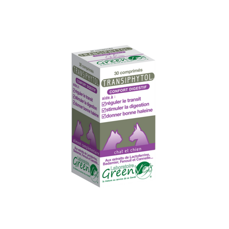 Greenvet Transiphytol confort digestif- 1 boite de 30 cp