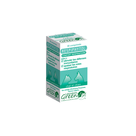 Greenvet Respiphytol - 1 boite de 30 cp
