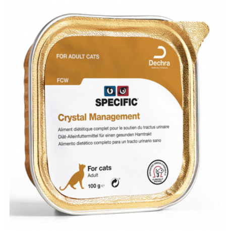 SPECIFIC Chat Crystal Management FCW : 7 barquettes de 100 g