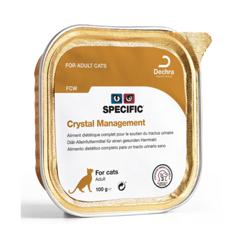 SPECIFIC Chat Crystal Management FCW : 7 barquettes de 100 g