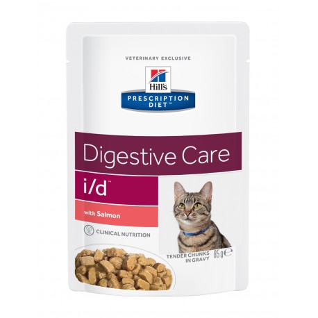 HILL'S PRESCRIPTION DIET CHAT I/D au Saumon 12 Sachets de 85 g HILL'S PRESCRIPTION DIET CHAT I/D au Saumon 12 Sachets de 85 g