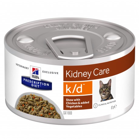 HILL'S PRESCRIPTION DIET CHAT K/D Mijotés 24 boites de 82 g HILL'S PRESCRIPTION DIET CHAT K/D Mijotés 24 boites de 82 g