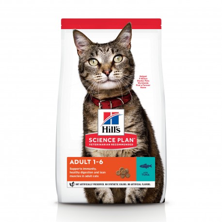 HILL'S SCIENCE PLAN CHAT Adult au Thon - Sac de 1.5 kg HILL'S SCIENCE PLAN CHAT Adult au Thon - Sac de 1.5 kg