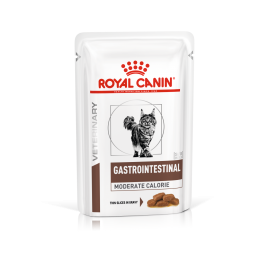 ROYAL CANIN Chat GASTRO INTESTINAL MODERATE CALORIE - 12 sachets fraîcheur de 85g